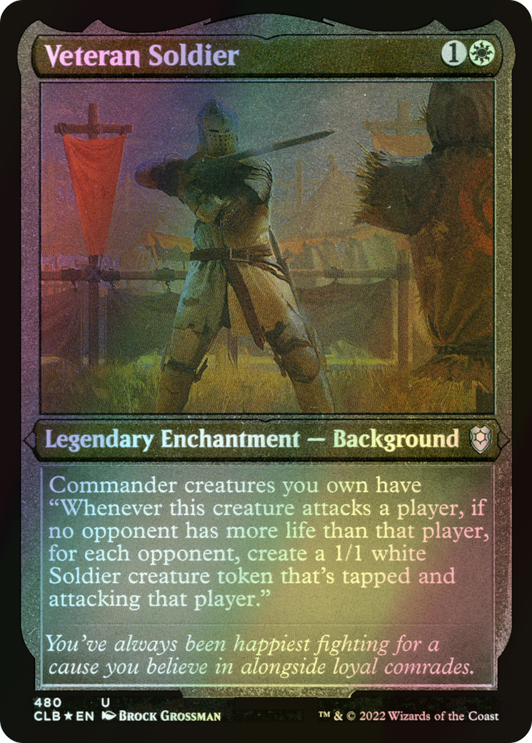 Veteran Soldier (CLB) #480 [EN/E]