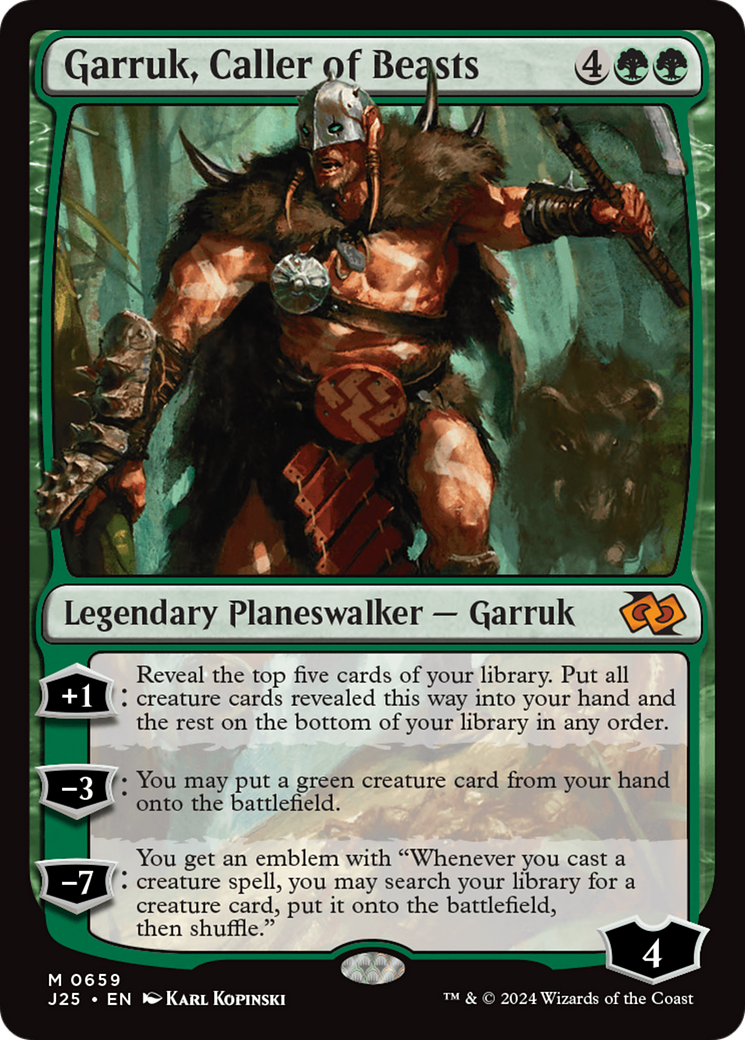 Garruk, Caller of Beasts (J25) #659 [EN/N]