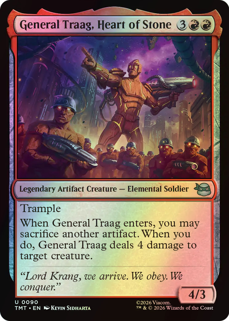 General Traag, Heart of Stone (TMT) #90 [EN/F]