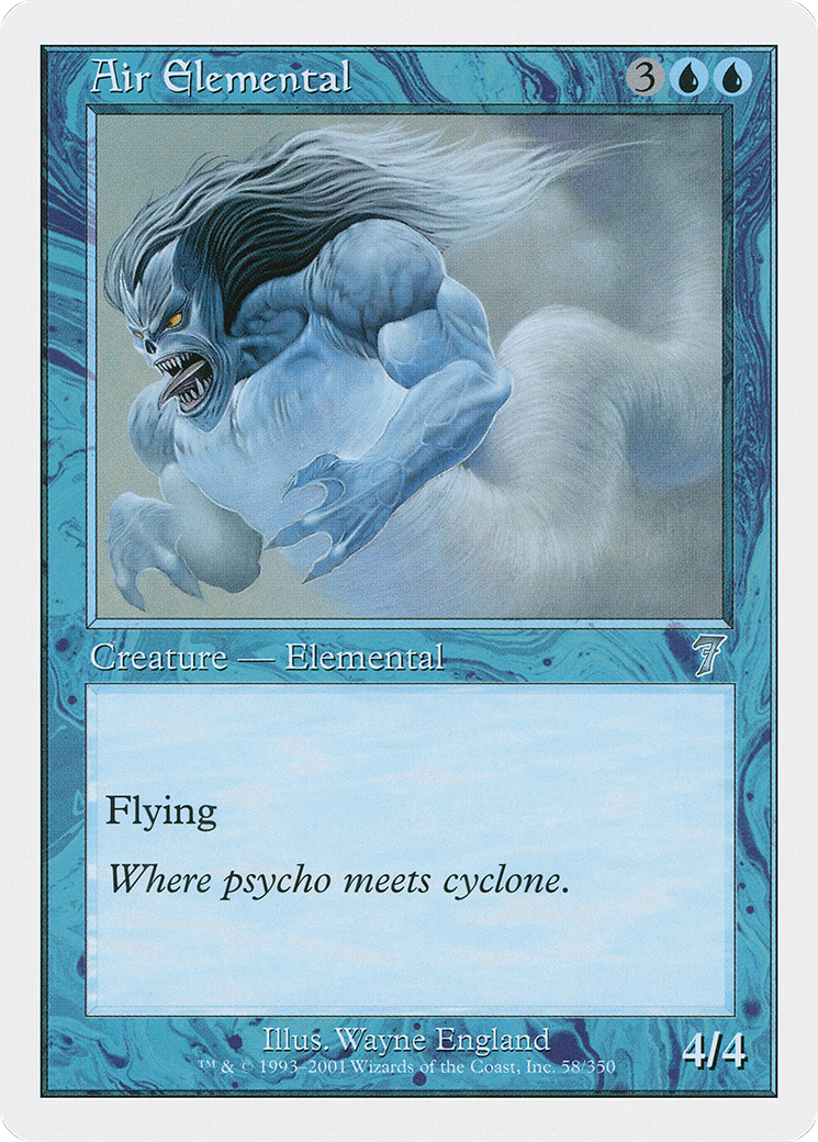 Air Elemental (7ED) #58 [EN/N]