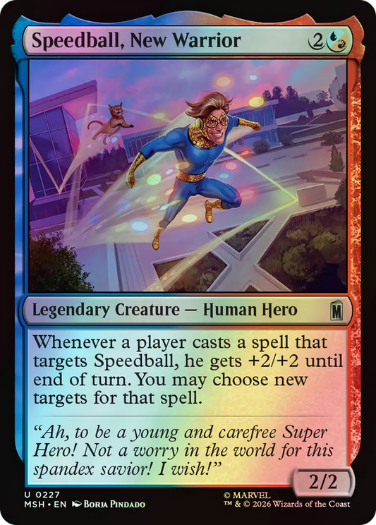 Speedball, New Warrior (MSH) #227 [EN/F]