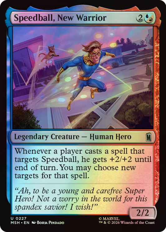 Speedball, New Warrior (MSH) #227 [EN/F] s/o