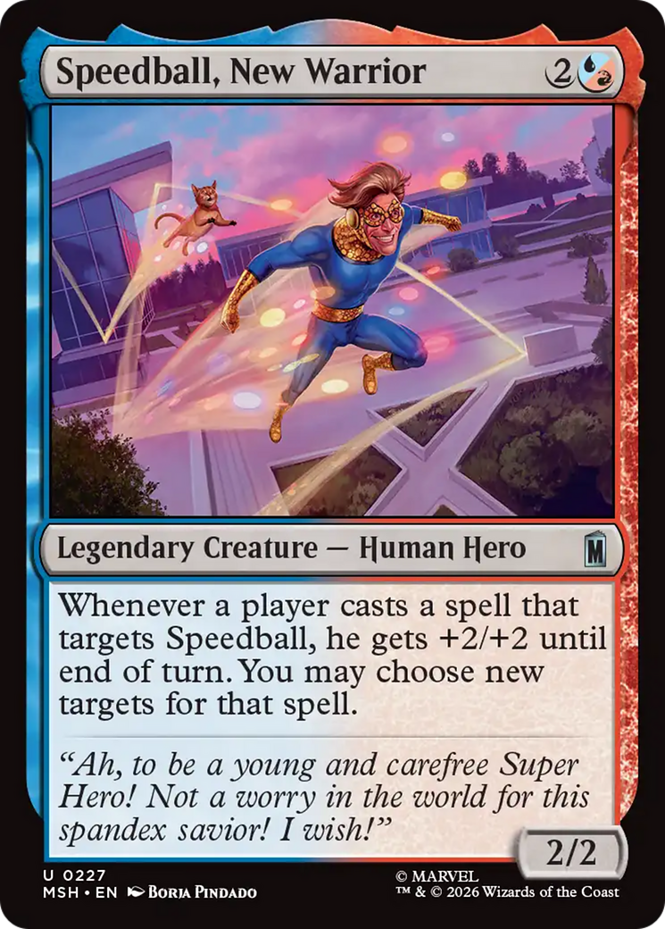 Speedball, New Warrior (MSH) #227 [EN/N]