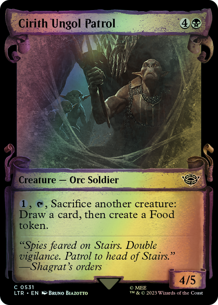 Cirith Ungol Patrol - Silver Foil (LTR) #531 [EN/F]