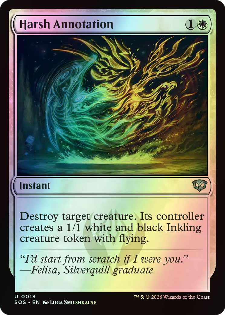 Harsh Annotation (SOS) #18 [EN/F] s/o