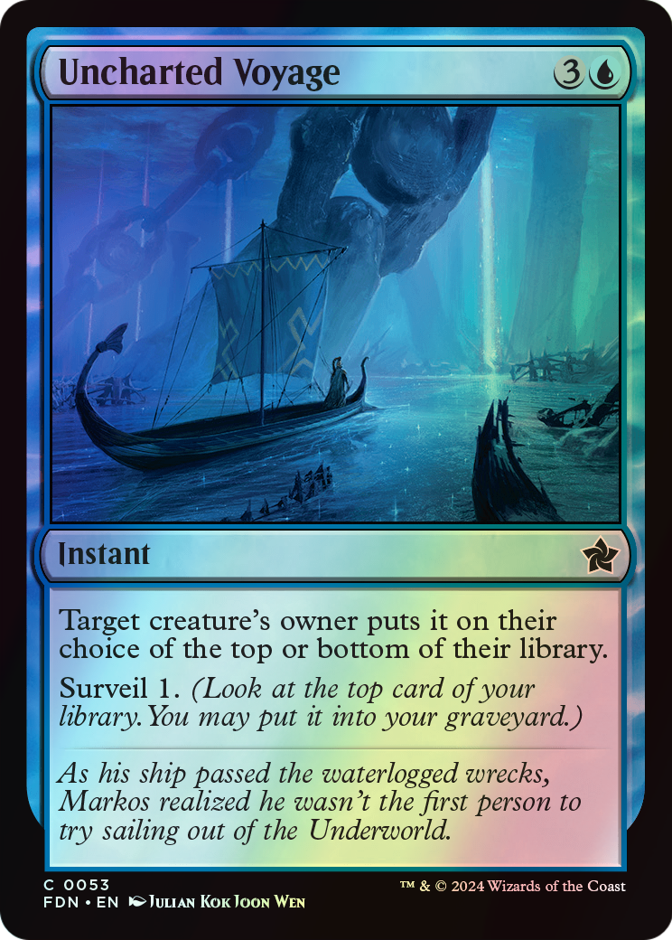 Uncharted Voyage (FDN) #53 [EN/F]