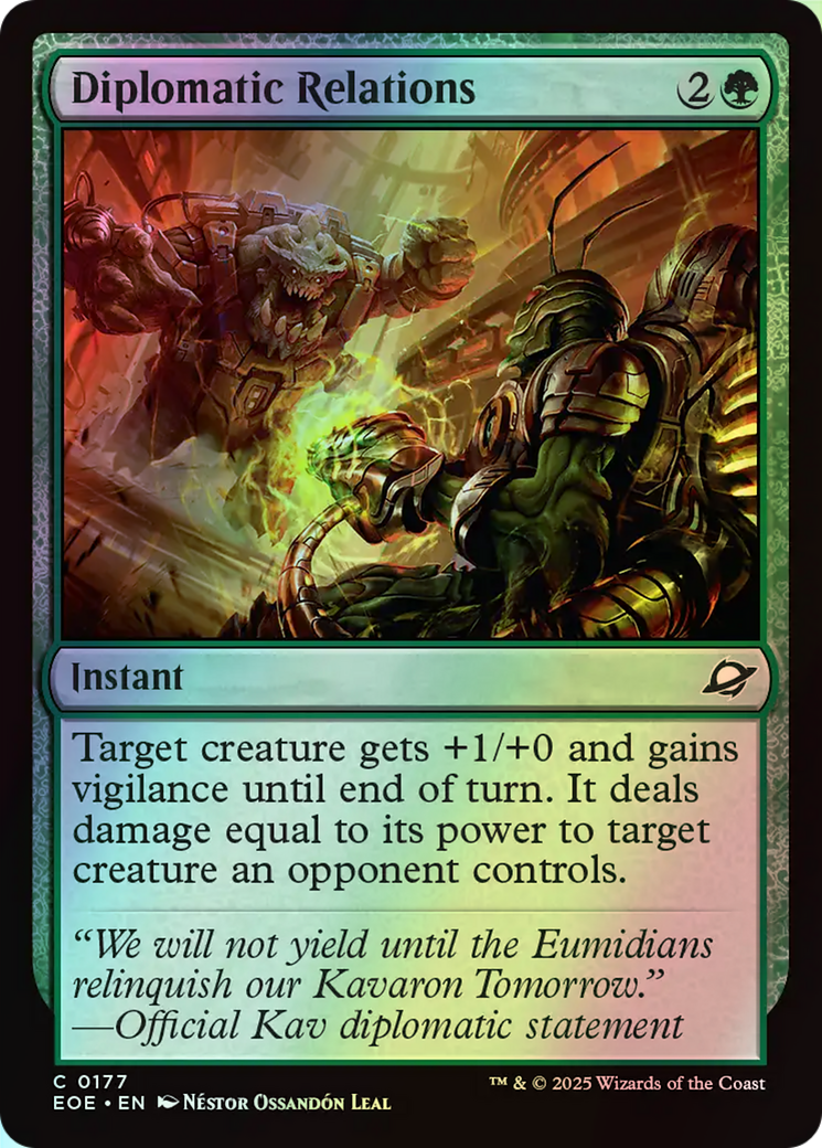 Diplomatic Relations (EOE) #177 [EN/F]