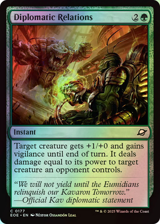 Diplomatic Relations (EOE) #177 [EN/F]