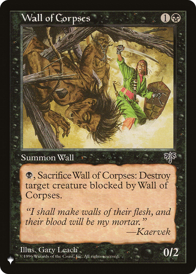 Wall of Corpses (PLST) #MIR-151 [EN/N]
