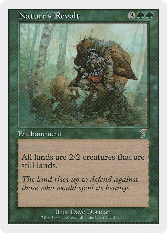 Nature's Revolt (7ED) #260 [EN/N] s/o