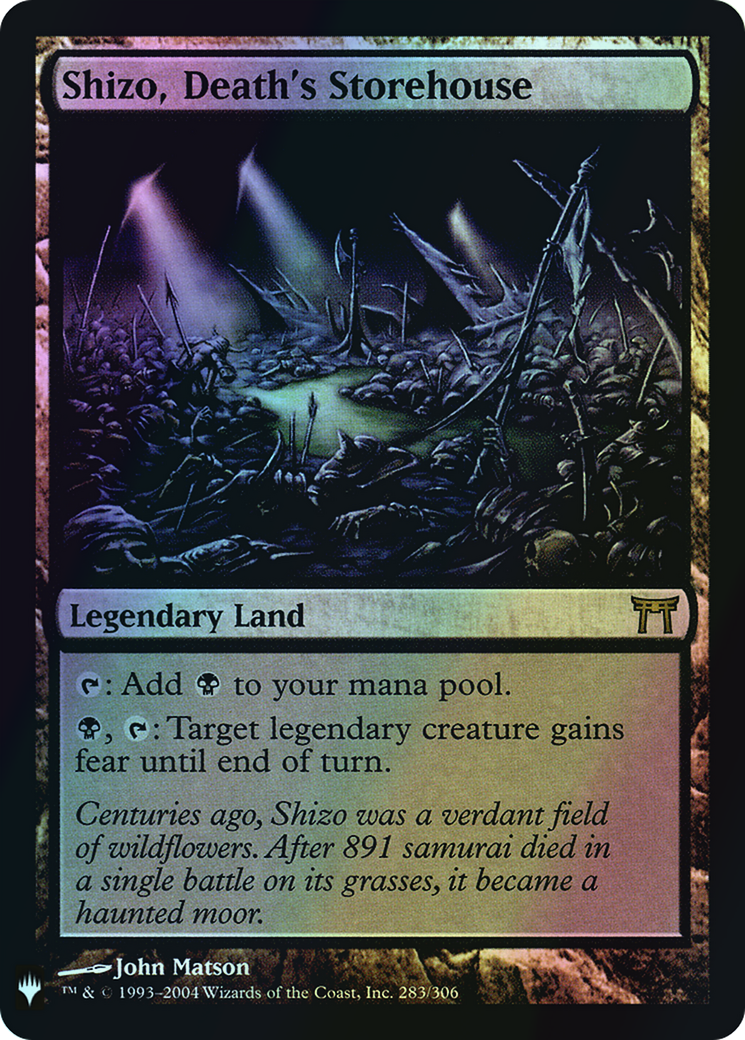 Shizo, Death's Storehouse (PLST) #CHK-283 [EN/F] s/o