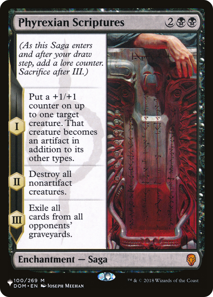 Phyrexian Scriptures (PLST) #DOM-100 [EN/N]