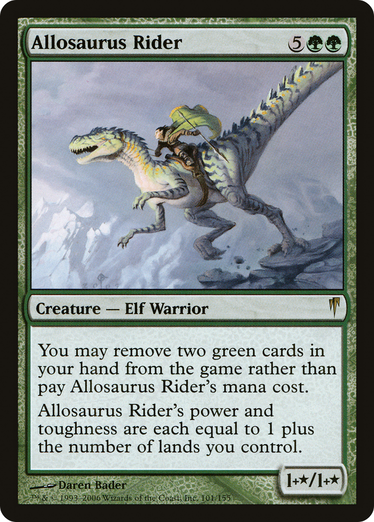 Allosaurus Rider (CSP) #101 [EN/N]