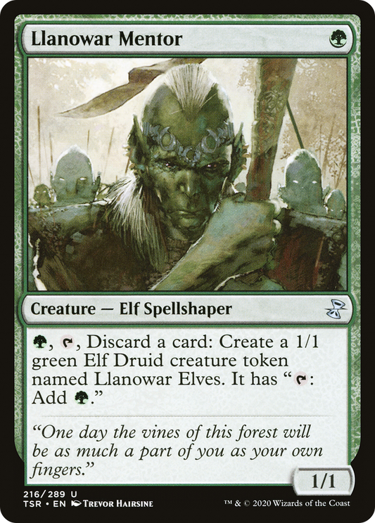 Llanowar Mentor (TSR) #216 [EN/N] s/o