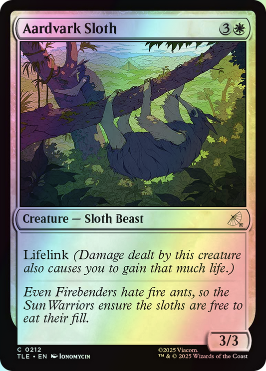 Aardvark Sloth (TLE) #212 [EN/F] s/o