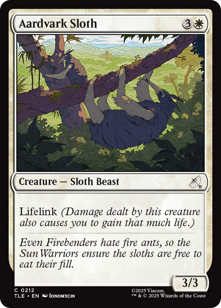 Aardvark Sloth (TLE) #212 [EN/N]