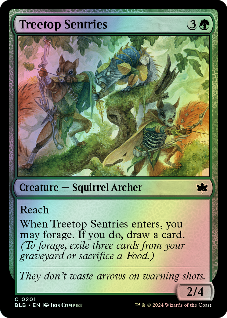 Treetop Sentries (BLB) #201 [EN/F]