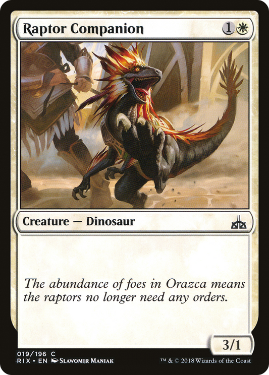 Raptor Companion (RIX) #19 [EN/N]