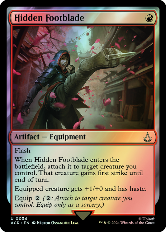 Hidden Footblade (ACR) #34 [EN/F] s/o