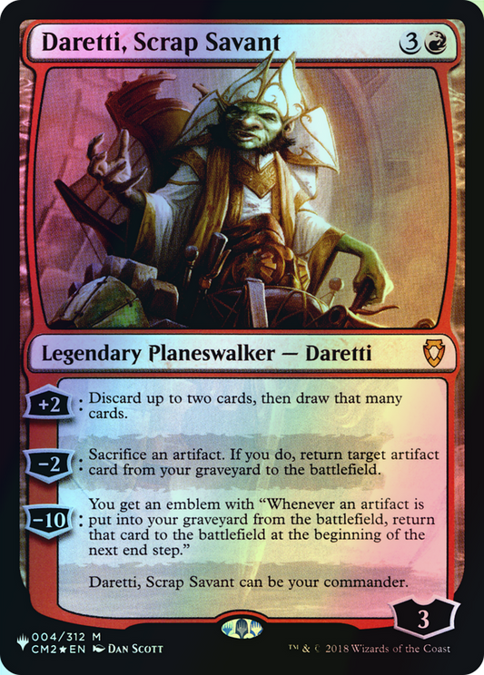 Daretti, Scrap Savant (PLST) #CM2-4 [EN/F] s/o