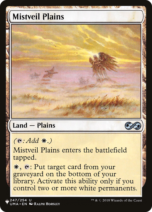 Mistveil Plains (PLST) #UMA-247 [EN/N] s/o