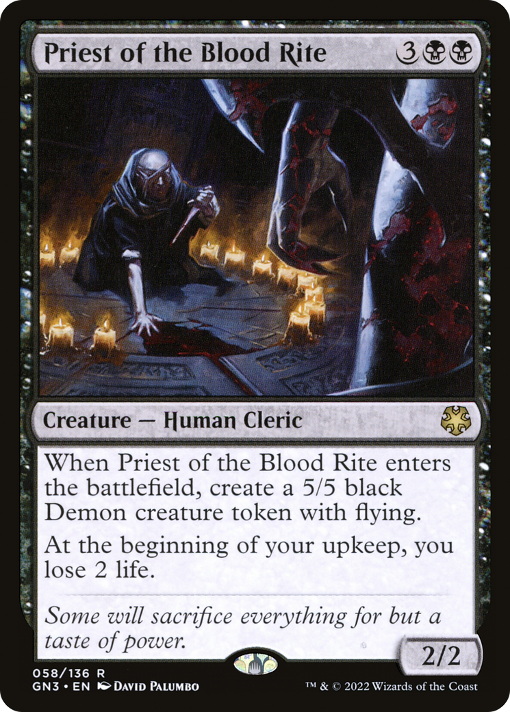 Priest of the Blood Rite (GN3) #58 [EN/N]