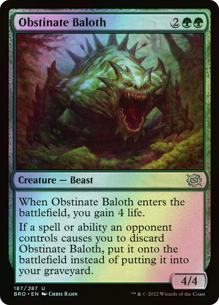 Obstinate Baloth (BRO) #187 [EN/F] s/o