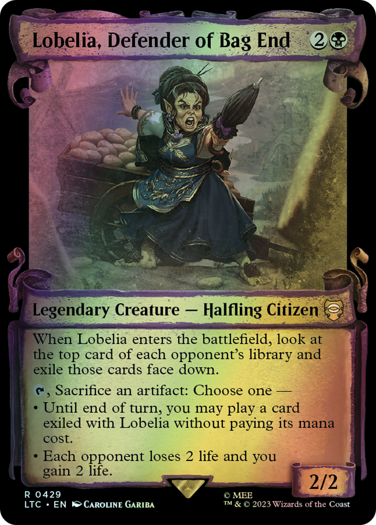 Lobelia, Defender of Bag End - Silver Foil (LTC) #429 [EN/F] s/o