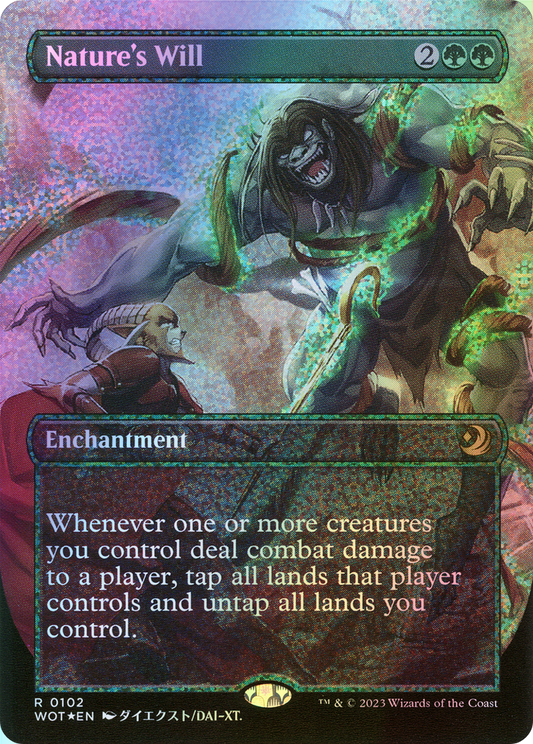 Nature's Will - Confetti Foil (WOT) #102 [EN/F] s/o