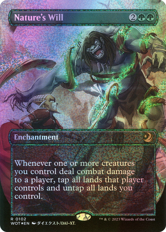 Nature's Will - Confetti Foil (WOT) #102 [EN/F] s/o