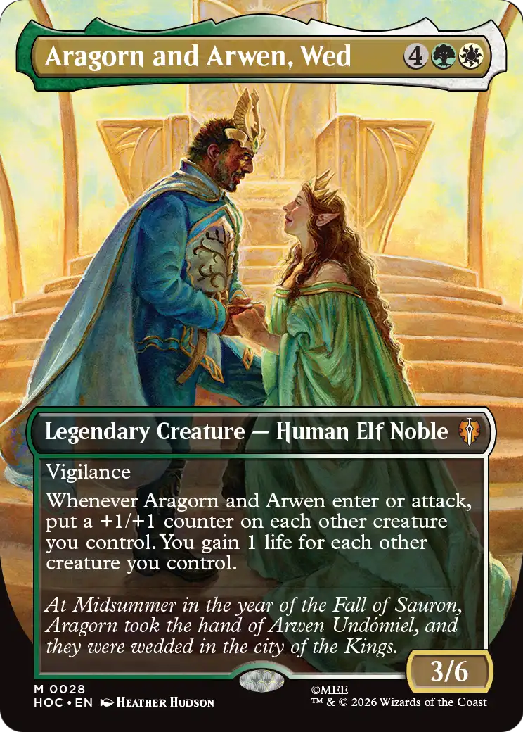 Aragorn and Arwen, Wed (HOC) #28 [EN/N]