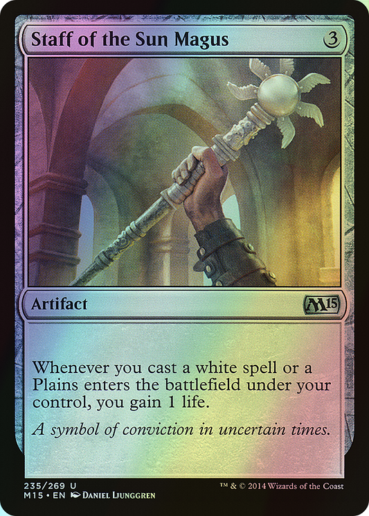 Staff of the Sun Magus (M15) #235 [EN/F]