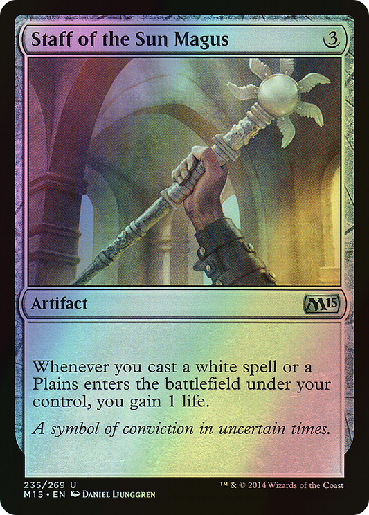 Staff of the Sun Magus (M15) #235 [EN/F]