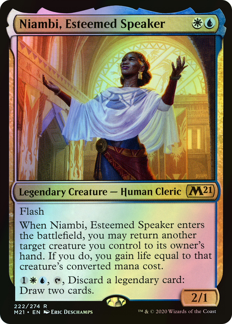 Niambi, Esteemed Speaker (M21) #222 [EN/F] s/o
