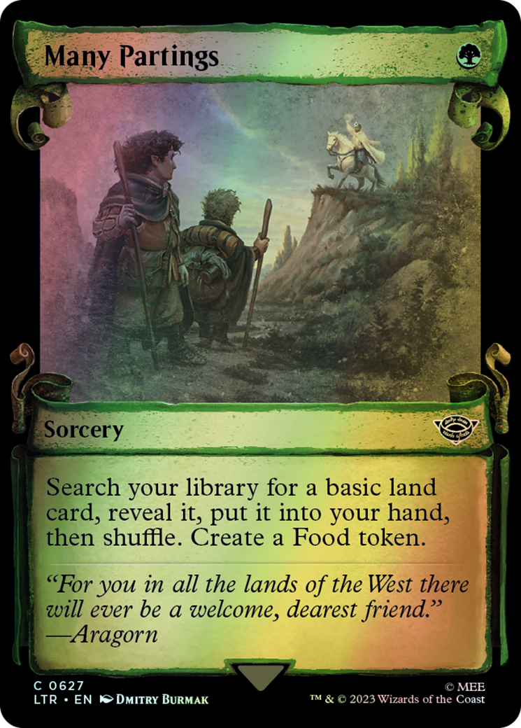 Many Partings - Silver Foil (LTR) #627 [EN/F]