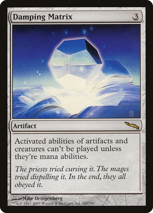 Damping Matrix (MRD) #161 [EN/N]
