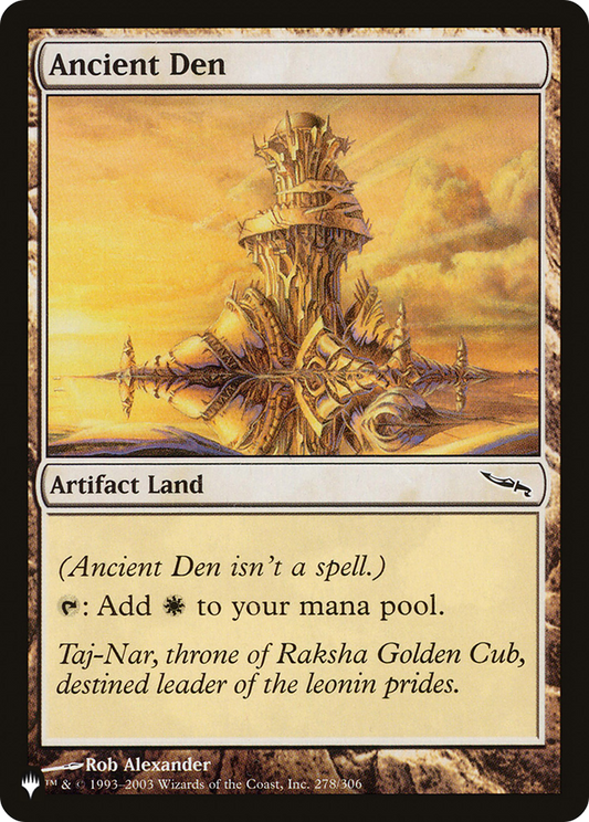 Ancient Den (PLST) #MRD-278 [EN/N]