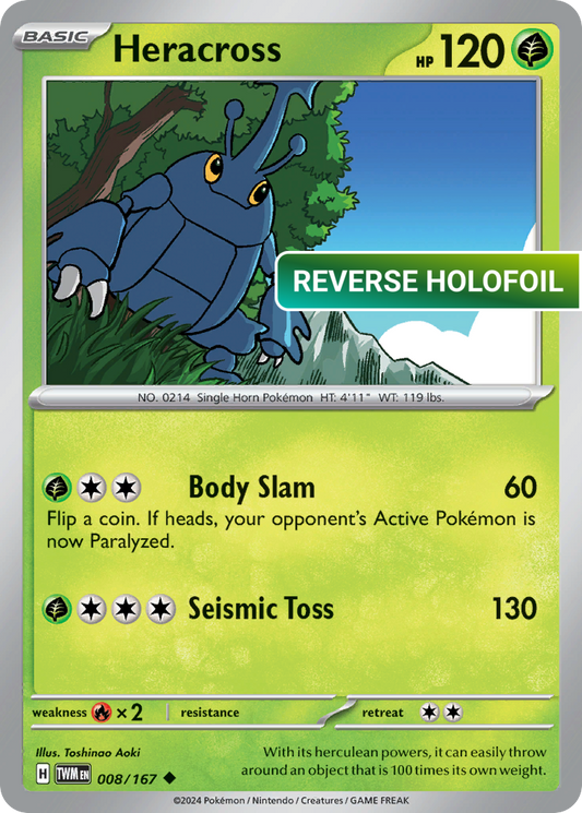 Heracross (TWM) #008 [EN/R] s/o