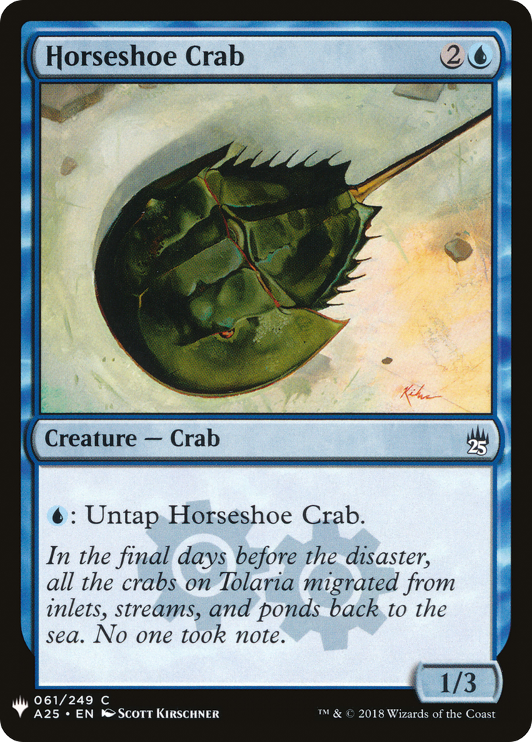 Horseshoe Crab (PLST) #A25-61 [EN/N]
