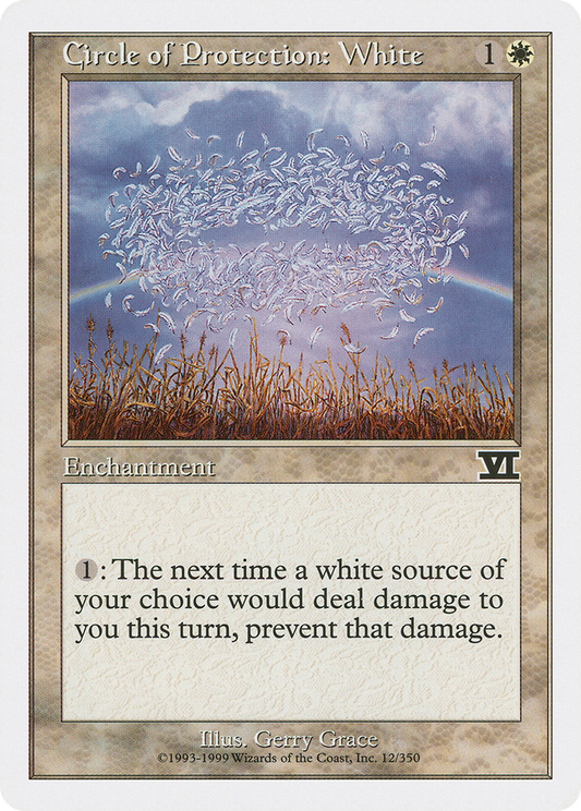 Circle of Protection: White (6ED) #12 [EN/N]