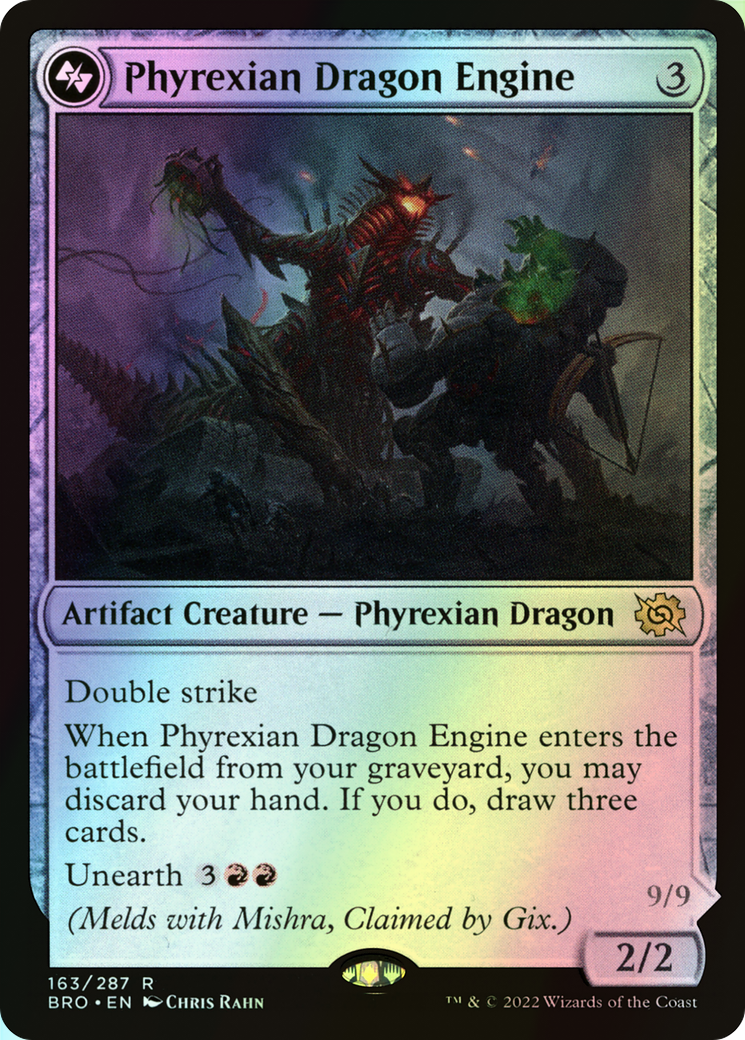 Phyrexian Dragon Engine (BRO) #163a [EN/F]