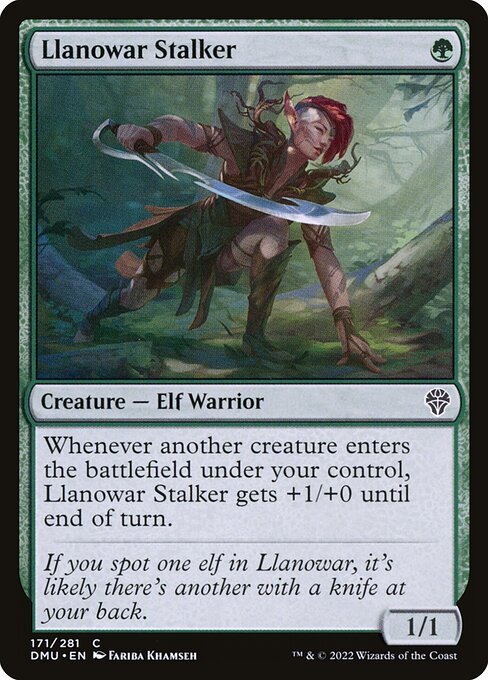 Llanowar Stalker (DMU) #171 [EN/N]