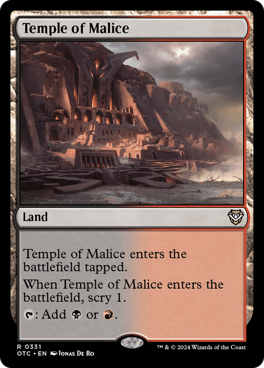 Temple of Malice (OTC) #331 [EN/N] s/o
