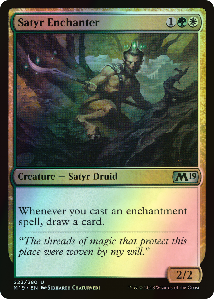 Satyr Enchanter (M19) #223 [EN/F]