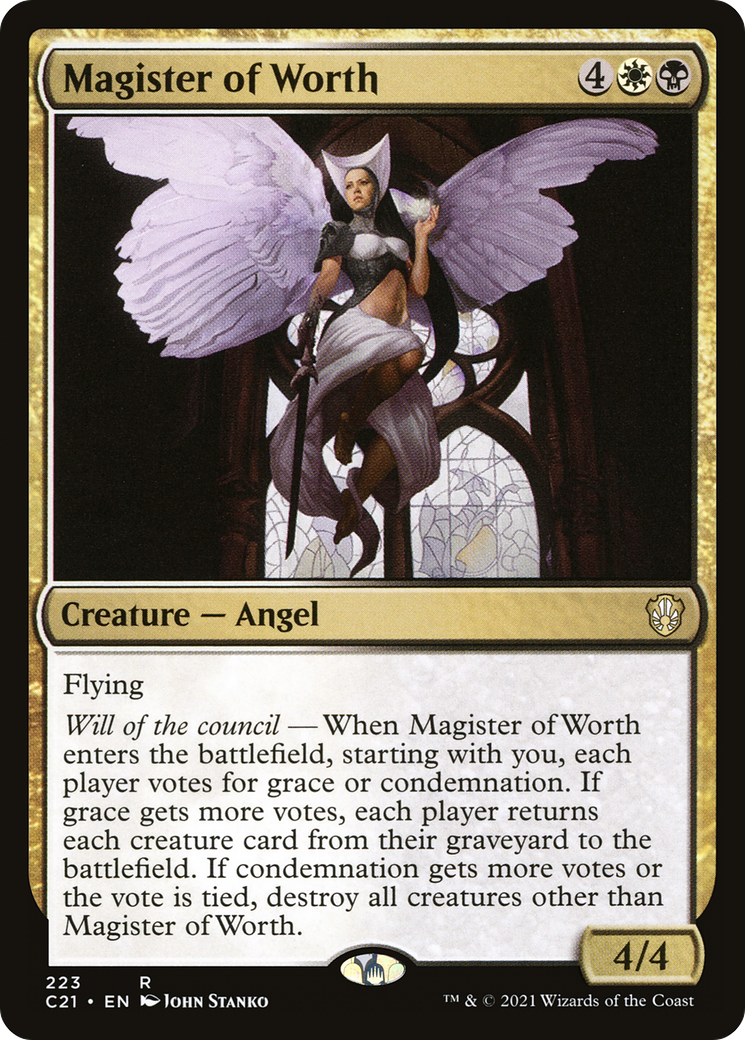Magister of Worth (C21) #223 [EN/N] s/o
