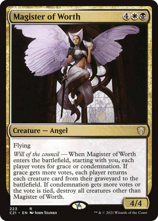 Magister of Worth (C21) #223 [EN/N] s/o