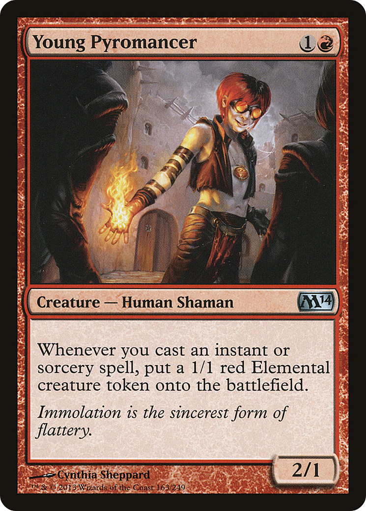 Young Pyromancer (M14) #163 [EN/N]
