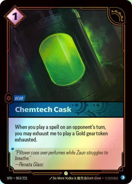 Chemtech Cask (SFD) #063 [EN/F] s/o