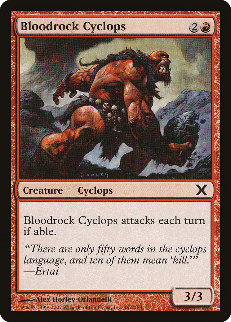 Bloodrock Cyclops (10E) #192 [EN/N]
