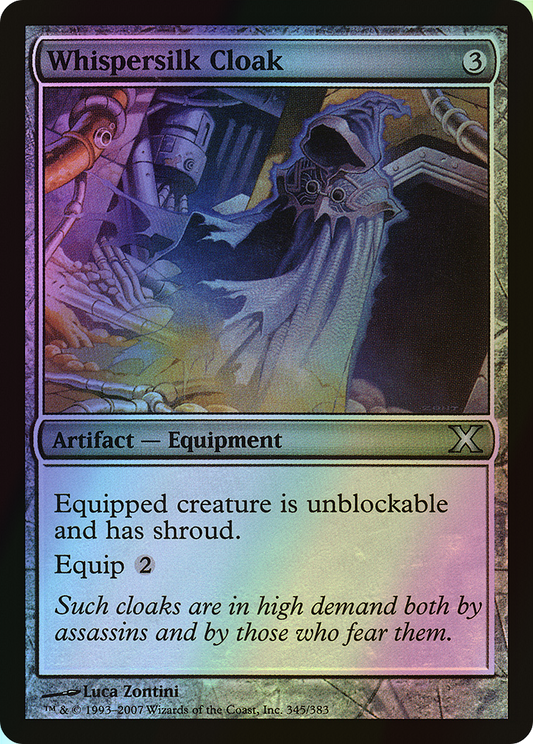 Whispersilk Cloak (10E) #345★ [EN/F]
